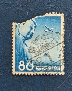 日本の使用済み切手・昭和の切手・大仏と飛行機・