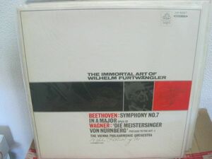 LP フルトヴェングラー ベートーヴェン:交響曲第3番 イ長調 ワーグナー 楽劇 ニュールンベルクの名歌手 第１幕への前奏曲 AA-8267 赤盤