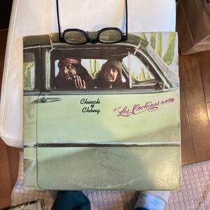 1973年作品 CHEECH&CHONG 送料無料　LOS COCHINOS A&Mレコード盤　ヴィンテージ盤　大変珍しいレコード盤　愉快　コメディ〜 傑作盤