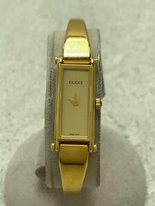 GUCCI◆クォーツ腕時計/アナログ/ステンレス/GLD/GLD/SS/1500