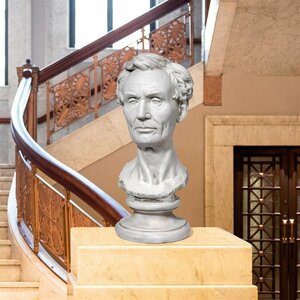 エイブラハム リンカーン アメリカ大統領胸像肖像彫像 政治家選挙インテリア装飾会議室プレゼント贈り物輸入品