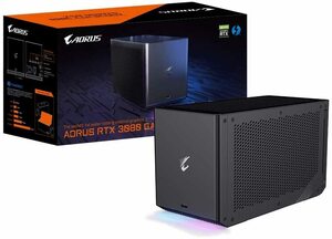 GIGABYTE NVIDIA GeForce RTX3090搭載 Thunderbolt3接続 外付け水冷グラフィックボード GDDR6X 24GB GV-N3090IXEB-24GD 2026年まで保証有