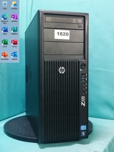初期保証付 ゲーミング Xeon E5-1650（i7-8706G相当）メモリ24GB GTX970-4G SSD256GB HDD500GB DVD WiFi Win11 HP Z420 A-1820