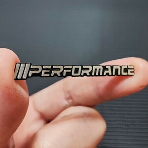 PERFORMANCE アルミ製 ミニエンブレム 1P■BMW MPerformance MSport MPower E36 E39 E46 E60 E90 F10 F20 F30 x1x2x3x4x5x6x7x8 320 325