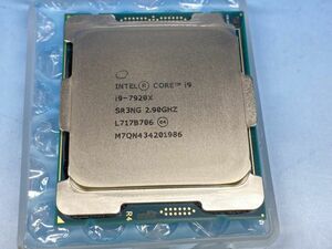 intel Core i9 7920X SR3NG 2.9G 12コア 24スレッド インテル コア i9 CPU 1101U2302/520
