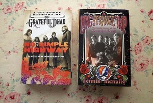 44990/グレイトフル・デッドの歴史 2冊セット Grateful Dead アメリカ ロック史 音楽史 カルチャー史 The Inside History Cultural History