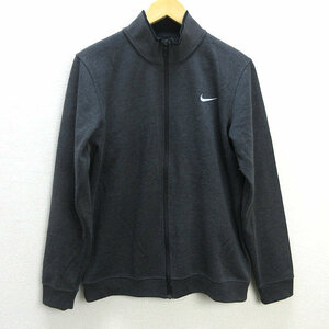 D■ナイキ/NIKE GOLF フルジップゴルフウェア JKT 【M】濃灰/MENS/103【中古】