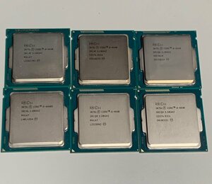 【動作品】中古 Intel CPU 第4世代i5シリーズ 6枚セット / i5-4440 2枚 i5-4460 i5-4440S i5-4690 2枚 / LGA1150