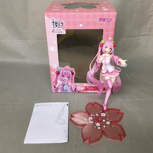 【中古品B】TAITO(タイトー) 初音ミク 桜ミクくじ ～2nd season～ B賞 描き下ろしフィギュア ～おすまし ver.～ (管理番号：063111)