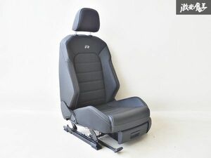 美品!! 美品!! VW フォルクスワーゲン 純正 5G系 ゴルフ7 R フロント シート レザー 黒 ブラック系 左 左側 助手席 即納