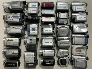 ジャンク扱い　デジタルビデオカメラ　まとめ　大量　SONY　Victor　JVC　Panasonic　Canon　SANYO　Xacti等　30台　同梱不可
