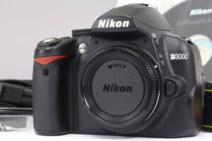 【 極美品 】 Nikon D3000 ボディ 【 シャッター数 わずか2000回 | 液晶に影あり 】