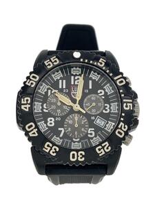 LUMINOX◆Navy Seal Colormark Chronograph 3080/クォーツ腕時計/アナログ/ラバー