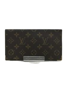 LOUIS VUITTON◆長財布/-/BRW/総柄/メンズ