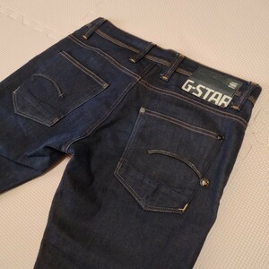 G-STAR RAW 3301 DEFEND SUPER SLIM ジーンズ デニム ジーパン ボタンフライ ストレッチ ジースター ジースターロゥ 濃紺 31