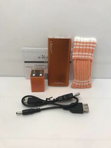 ELAiCE エレス e-Kairo R+ [イーカイロアールプラス オレンジ USB充電式カイロ] 美品