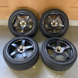 YOKOHAMA ヨコハマ ADVAN Racing アドバン レーシング TCⅢ TC3 TC-3 18インチ 8.5J +45 PCD100 5H ZN6 ZN8 86 BRZ WRX sti インプレッサ