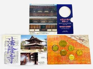 5206*　未使用　世界文化遺産　貨幣セット　法隆寺地域の仏教建造物　平成7年　1995年　大蔵省　造幣局