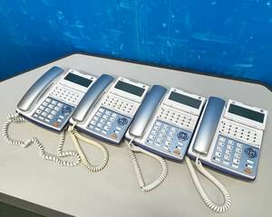 ☆サクサ　ビジネスホン 18ボタン電話機 TD710(W) 4台セット☆ T0000755-1