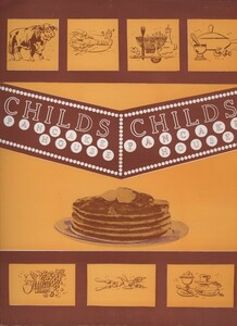 チャイルド パンケーキハウス メニュー表 1枚　CHILDS PANCAKE HOUSE 　 検:アメリカニューヨーク 1967～74年頃 米国チャイルドレストラン