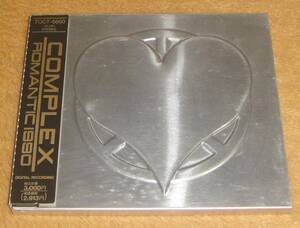 帯付き初回限定盤CD☆コンプレックス／COMPLEX ROMANTIC 1990（TOCT-5660） アルミケース仕様、吉川晃司、布袋寅泰、日本一心