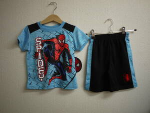 NY/新品/即決☆Marvel Spider-man/スパイダーマン☆ Tシャツ&パンツ セットアップ 2T