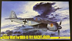 【未組立】「Focke Wulf Fw190 A-8/R11 NACHTJAGER」　TRIMASTER　1/48スケール