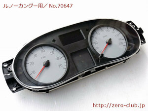 『ルノーカングー1 1.6 KCK4M MT用/純正 スピードメーター ホワイト 134,021km』【1951-70647】