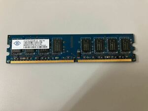 送料無料 NANYA 2GB メモリ PC2-6400 デスクトップ PC 用 nanya DDR2 PC2-6400U -666-13-E1.800 2R×8 画像参照 NC NR