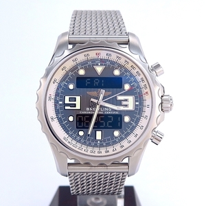 【BREITLING/ブライトリング】A785F51ACA プロフェッショナル クロノスペース グレー クォーツ 腕時計 人気【中古】/H514/m25610/10004250