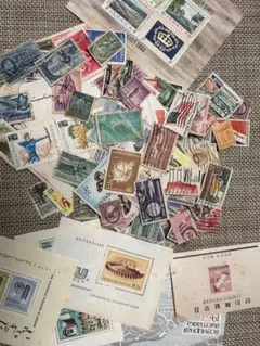 切手大好き様専用④外国　古切手　使用済み　200枚以上