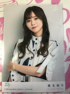 椎名桜月　生写真　僕は今夜、出て行く　22/7　HMV購入特典　硬質ケース付き　ナナブンノニジュウニ　ナナニジ