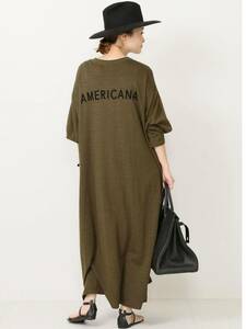 ■完売 アメリカーナ × アパルトモン バックロゴ サイドジップ ワンピース 