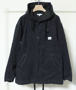 Engineered Garments エンジニアードガーメンツ Charcoal 別注 EG BENCH JACKET CORDUROY フーデッド ベンチ ジャケット XS CHARCOAL