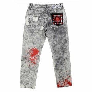 LRG (エルアールジー) デニム ジーンズ Shintaro Denim Dirty Wash Light Grey ウォッシュ/デストロイ加工