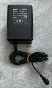 ◎ CASIO AC ADAPTER ACアダプター アダプター カシオ AD-K64 DC 6V 800mA 電源 変圧 電子楽器 電子機器 MADE IN JAPAN 日本製 ☆