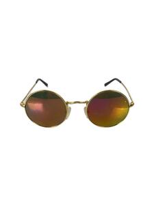 COOTIE◆Round Metal Glasses/サングラス/ゴールド/ブラウン/メンズ