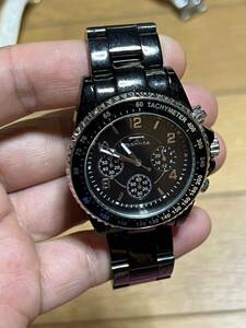 腕時計 TECHNOS T1579 電池切れ　綺麗(FB-DHT)