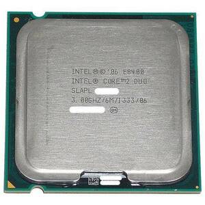 【中古】【ゆうパケット対応】Core 2 Duo E8400 3.0GHz FSB1333MHz LGA775 6MB SLAPL [管理:3025528]