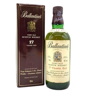 バランタイン 17年 ベリーオールド 青青紋章 旧ボトル 750ml 43％ Ballantines