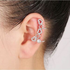 ♪♪即決♪♪　Love Heart Ear Cuff 片耳専用