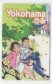 6-l884 わたせせいぞう Yokohamaぴあ テレカ