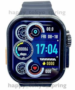 新品 Apple Watch 代替品 2.19インチ 大画面 S9 Ultra スマートウォッチ 通話 音楽 多機能 健康 スポーツ 防水 血中酸素 android 血圧