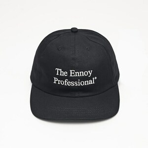 【送料無料】新品未使用 ENNOY COTTON CAP BLACK ブラック / エンノイ スタイリスト私物 キャップ 帽子 / The Ennoy Professional ロゴ