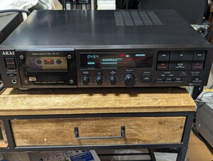 AKAI　3ヘッド カセットデッキ　GX-73 録音再生可　ジャンク
