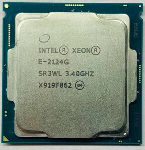 Intel Xeon E-2124G SR3WL 4C 3.4GHz 8MB 71W LGA1151