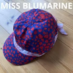 ミスブルマリン MISS BLUMARINE ロゴリボン　キャップ　帽子 52
