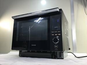 【340】東芝 電子レンジ ER-YD3000K 2023年製 中古 オーブン スチーム ※水受け無し