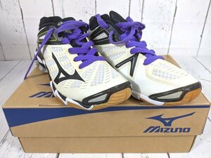 【2yt134】バレーボールシューズ ミズノ MIZUNO ウエーブライトニング 10 V1GA140009 サイズ：25.5cm◆b73