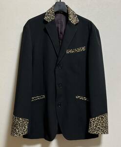 美品 SAVOY CLOTHING ジャケット S ヒョウ 豹 レオパード エドワードジャケット 50s ロカビリー サヴォイクロージング ドライボーンズ 666